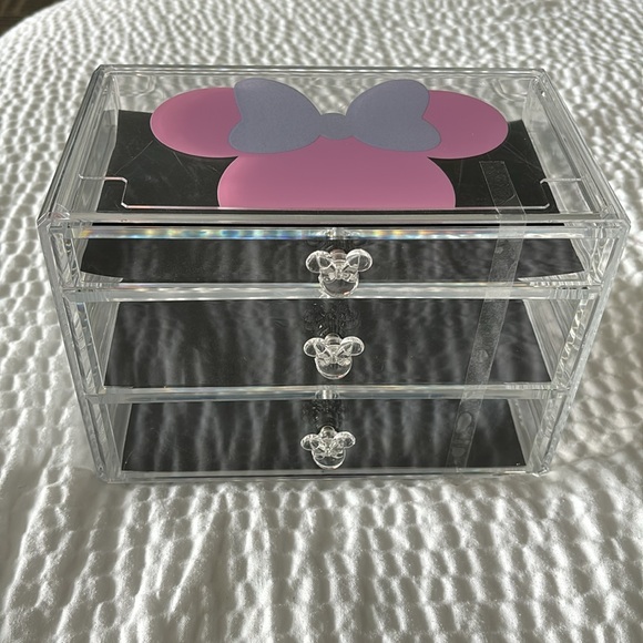 NWOT Disney, Minnie Got the Bow, 3 drawer/tray, jewelry/trinket box! - Picture 3 of 6